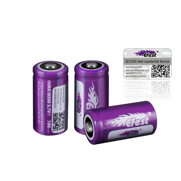 Efest Purple 18350 700mAh 10.5A