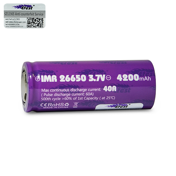 Efest Purple 4200mAh 50A