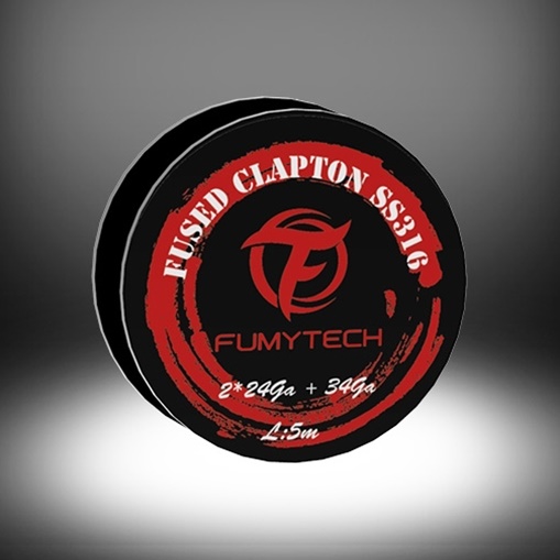 Rolo de 5M de SS Fused Clapton Wire By Fumytech