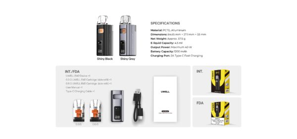 POD KIT EM2 By Uwell - Image 6