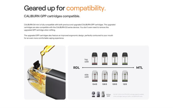 Kit Caliburn G4 Mini By UWELL - Image 4