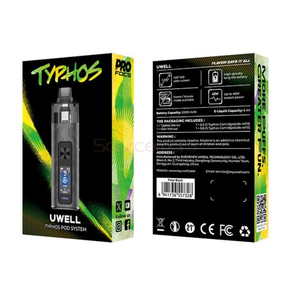 POD Kit Typhos 45W By UWELL - Image 5