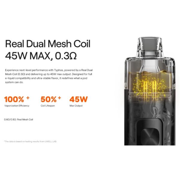 POD Kit Typhos 45W By UWELL - Image 4